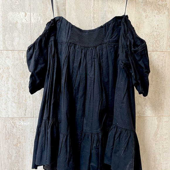 Urban Outfitters Off-The-Shoulder Dress (Medium) - Black - Picture 4 of 4